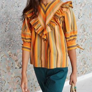 Ulla Johnson Gamma Blouse Marigold